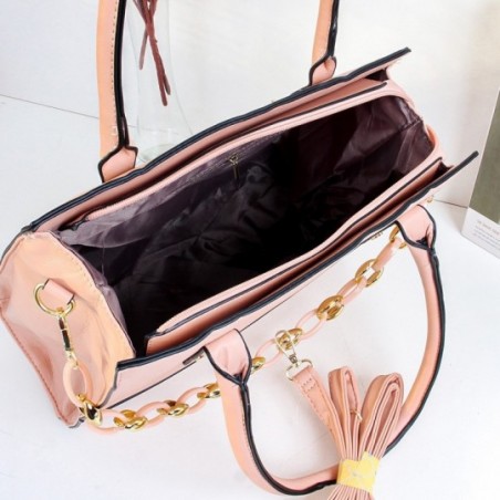 Bolsa Luxo De Ombro Estruturada Feminina Quadrada Social