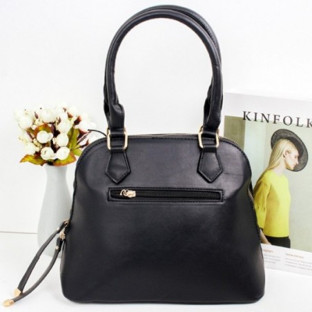 Bolsa Feminina De Ombro Estilosa Com Detalhes Dourados
