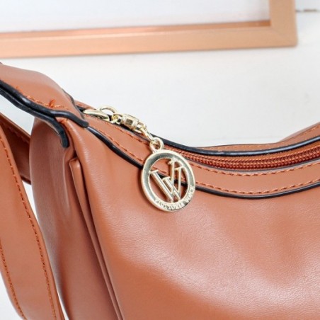Bolsa Baguete Feminina Transversal Blogueira Lisa