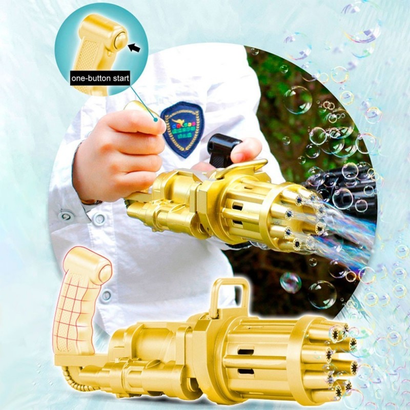 Pistola Lança Bolhas De Sabão 19 Cm Mania De Bolha 19 Cm