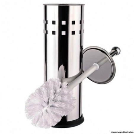 Escova Vaso Sanitário Com Suporte Em Inox Wellmix