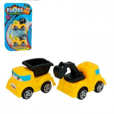 Caminhão de Fricção 2 Peças Brinquedo Infantil