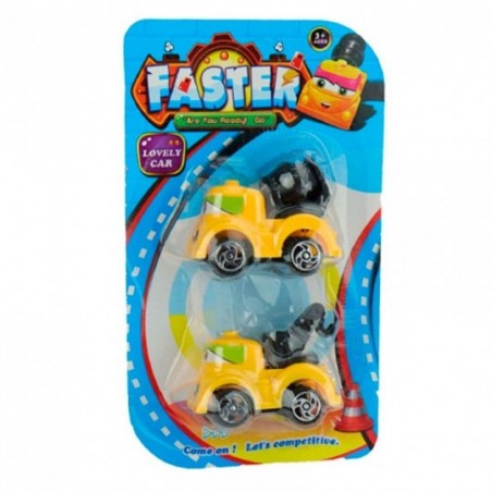 Caminhão de Fricção 2 Peças Brinquedo Infantil