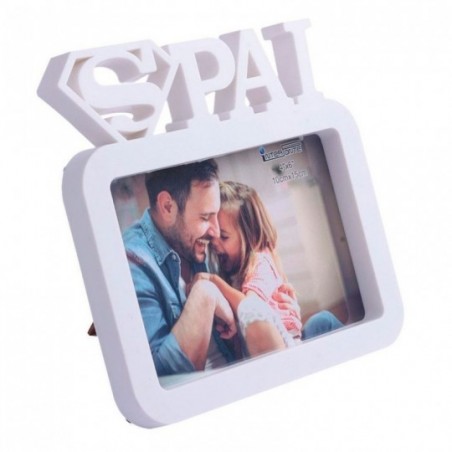 Porta Retrato Super Pai 10x15 Cm De Plástico Decorativo