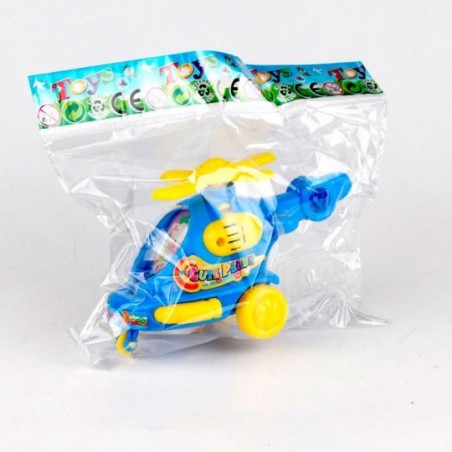 Helicóptero De Brinquedo Colorido Movido À Corda