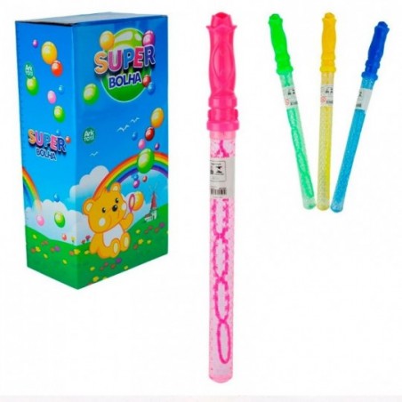 Bolha De Sabão Bastão Com Flor 36,5 Cm Colorido Infantil