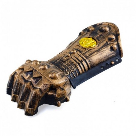 Bracelete Armadura De Brinquedo Plástico Bronze Infantil