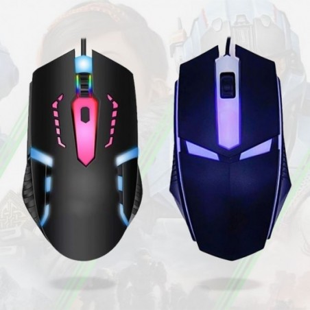 Mouse Gamer RGB Led Color Óptico 3600dpi USB 3.0 2.0