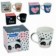 Caneca De Porcelana Decorada Cônica 300 ML Fratelli