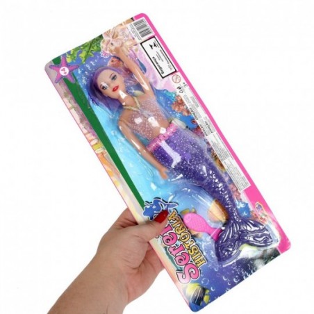 Boneca Sereia Com Acessório 28 Cm Brinquedo Infantil