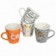 Caneca De Porcelana Cônica Estampada 300 Ml Fratelli