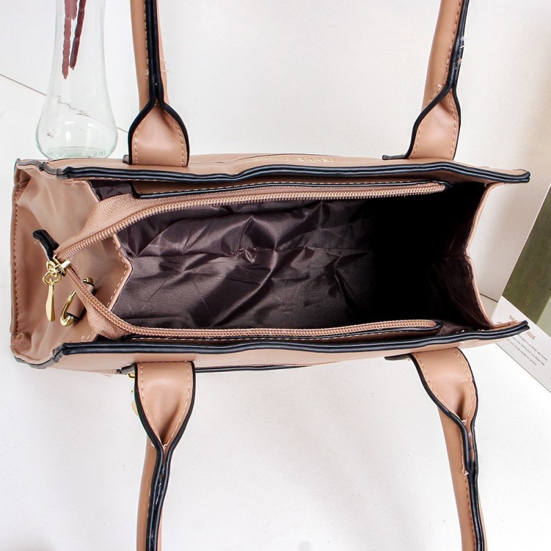 Bolsa De Ombro Luxo Estruturada Média Social Feminina