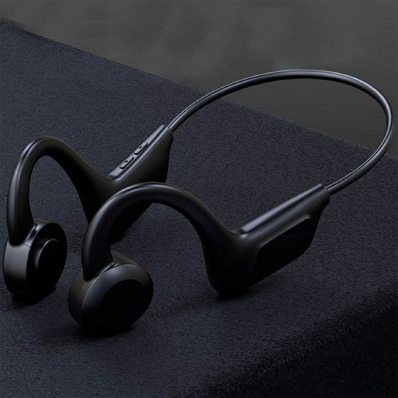Fone De Ouvido Bluetooth Sem Fio Condução Óssea Esportiva