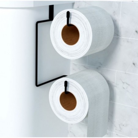 Suporte Para Papel Higiénico Duplo Cromado Para 2 Rolos