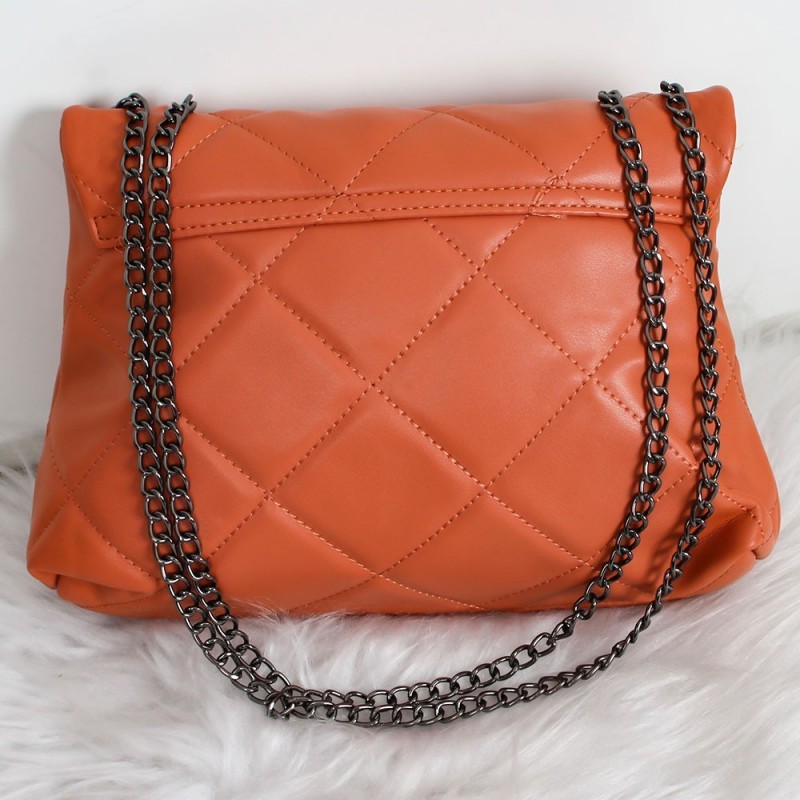 Bolsa De Ombro Em Matelassê Feminina Grande Luxo Alça Corrente