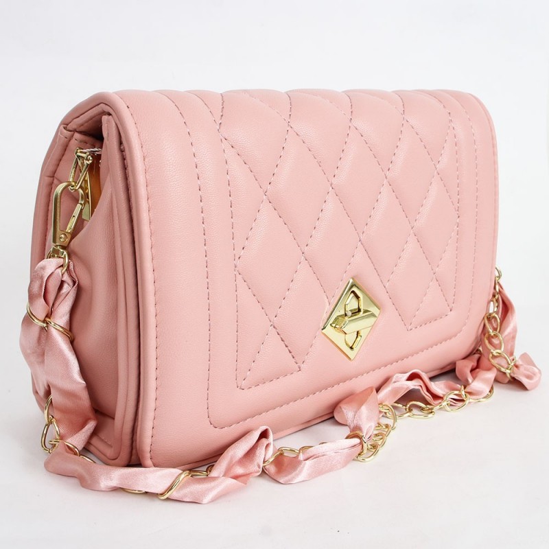 Bolsa Feminina Matelassê Chique De Luxo Com Alça Corrente