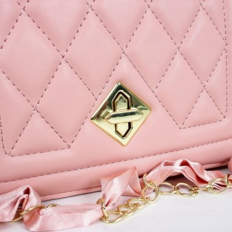 Bolsa Feminina Matelassê Chique De Luxo Com Alça Corrente