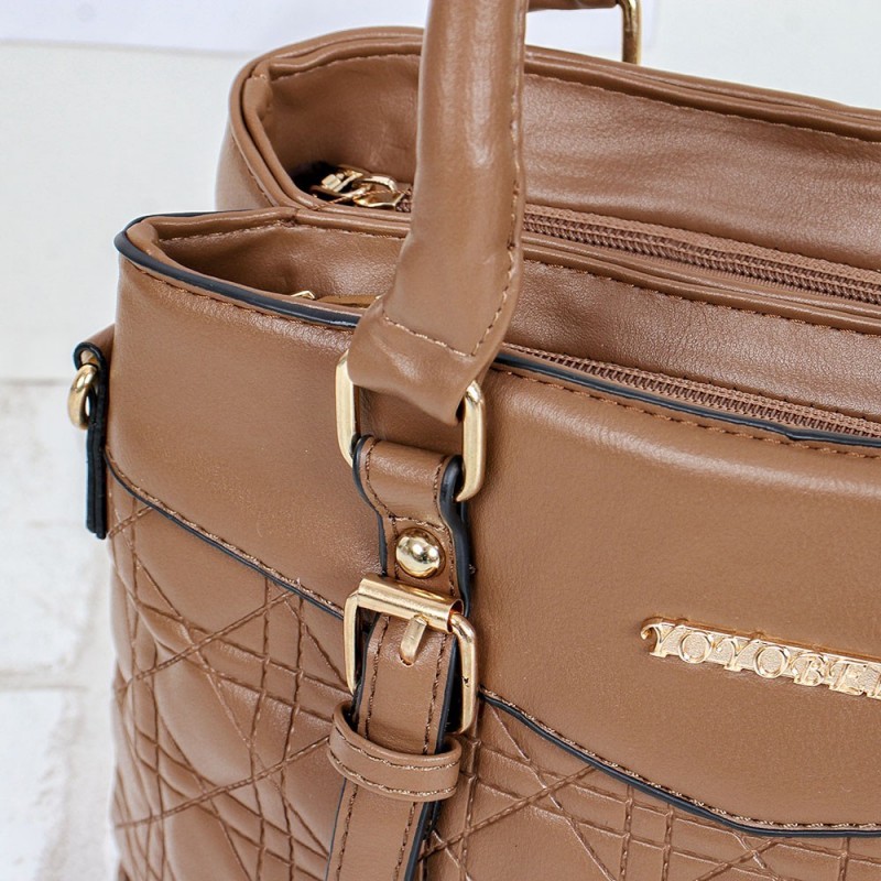 Bolsa Totem De Ombro Feminina Matelassê Com 2 Repartições