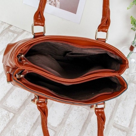 Bolsa Totem De Ombro Feminina Matelassê Com 2 Repartições