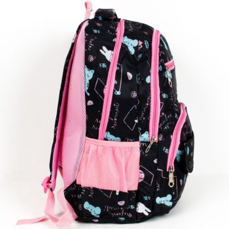 Mochila Escolar Feminina Grande Estampada Com Bolsos - Compre Agora!