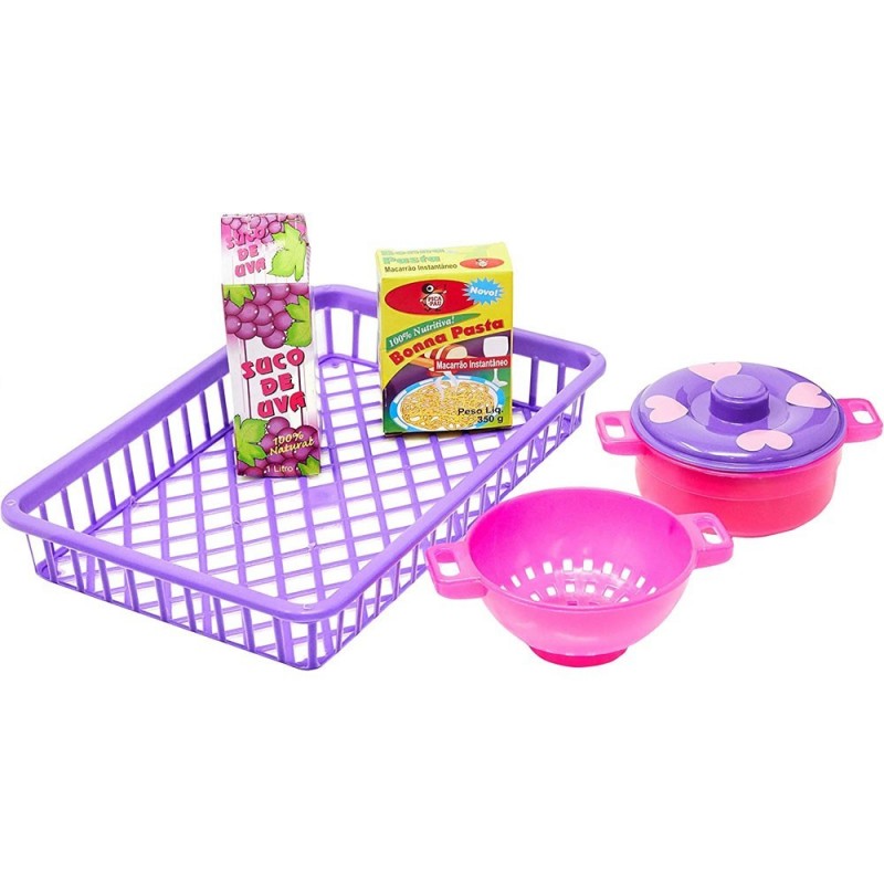 Conjunto Panelinhas E Utensílios De Brinquedo Infantil 5 Peças