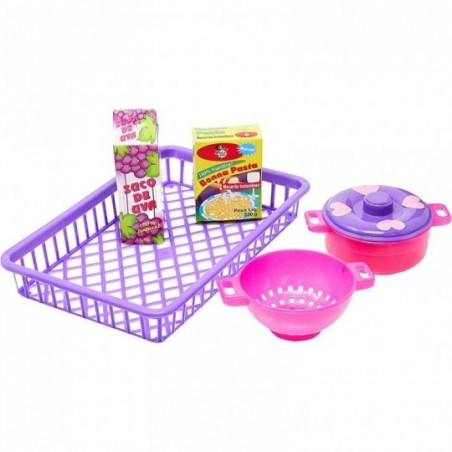 Conjunto Panelinhas E Utensílios De Brinquedo Infantil 5 Peças