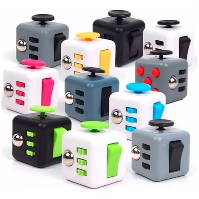 Mini Cubo Anti Stress Controla Ansiedade Sensorial Fidget Cube