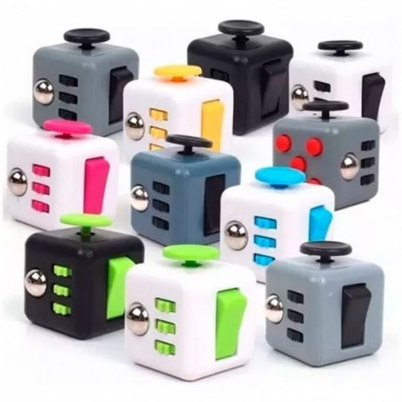 Mini Cubo Anti Stress Controla Ansiedade Sensorial Fidget Cube