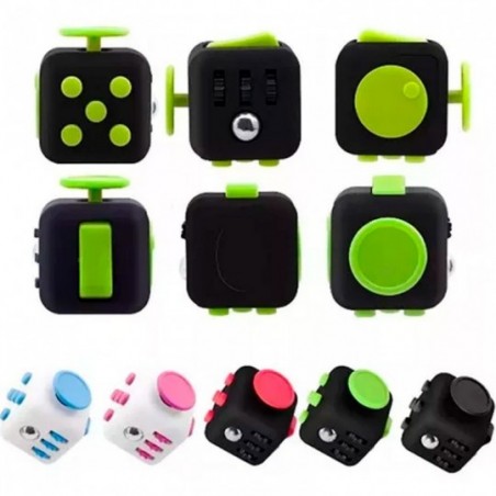 Mini Cubo Anti Stress Controla Ansiedade Sensorial Fidget Cube