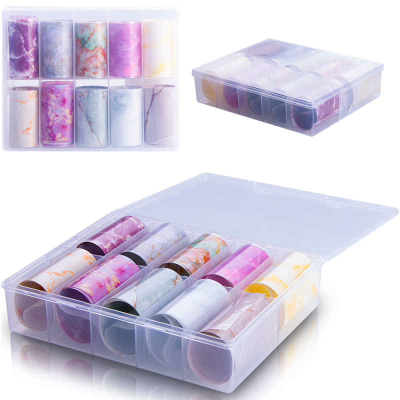 Adesivo Decorativo De Manicure Para Unhas Temático 10 peças