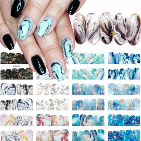 Adesivo Decorativo De Manicure Para Unhas Temático 10 peças