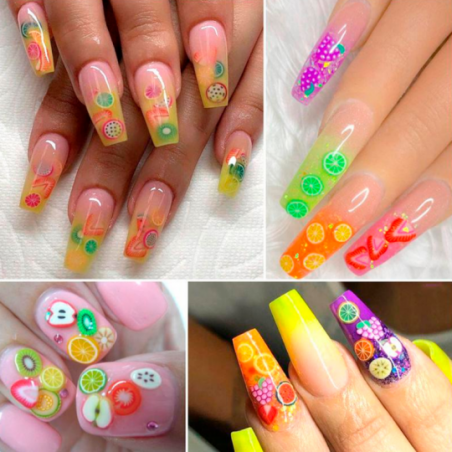 Enfeite Para Unhas Estojo 12 Grades Efeito 3D - Compre Agora!