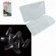 Kit Unhas Postiças Comum Tips Transparente 100 Peças No Estojo