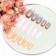 Kit Unhas Postiças Stiletto Com Fracesinha 12 Peças Reutilizável