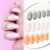 Kit Unhas Postiças Stiletto Com Fracesinha 12 Peças Reutilizável