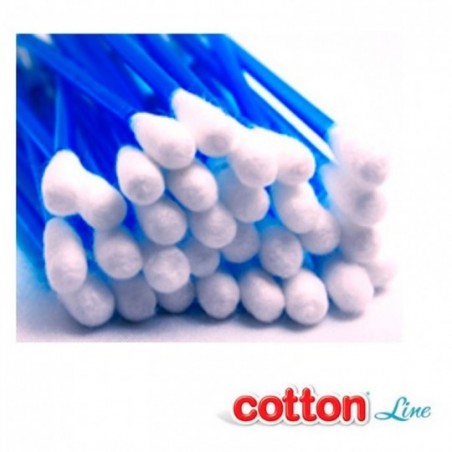 Cotonete Hastes Flexíveis Cotton Line 150 Unidades No Pote