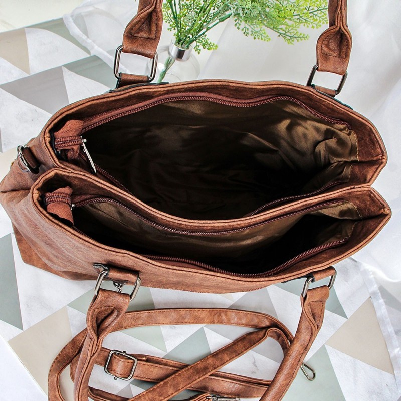 Bolsa De Ombro Feminina Com Alça Dupla + Porta Níquel - Compre Agora!