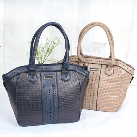 Bolsa Totem Feminina Grande De Ombro Alça Dupla Texturizada - Compre Agora!