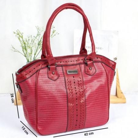 Bolsa Totem Feminina Grande De Ombro Alça Dupla Texturizada - Compre Agora!