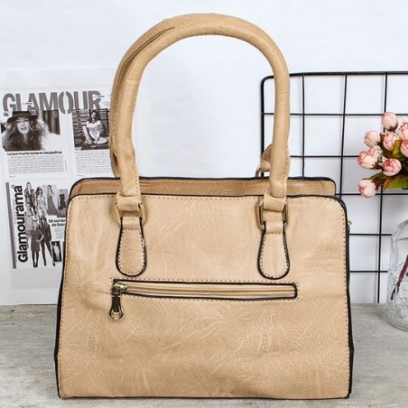 Bolsa Média De Ombro Feminina Com tresse Estruturada