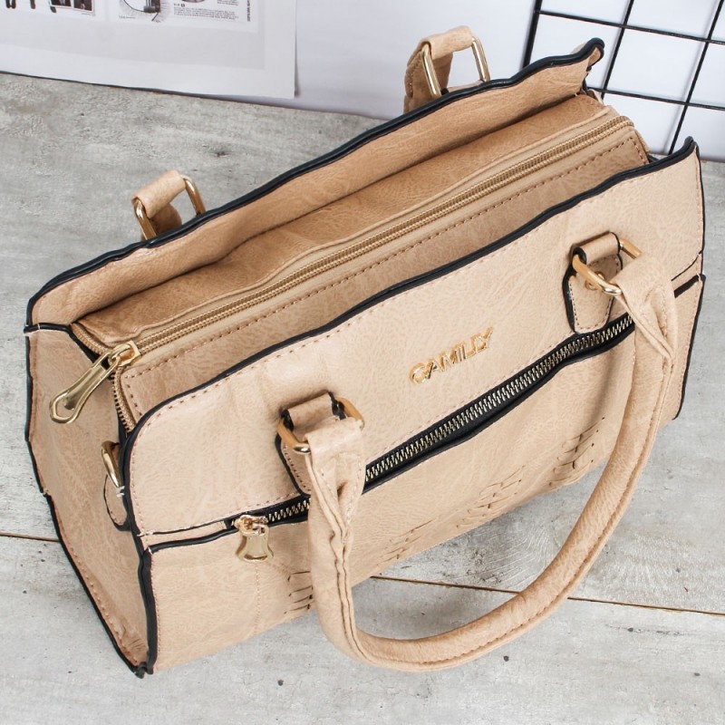 Bolsa Média De Ombro Feminina Com tresse Estruturada