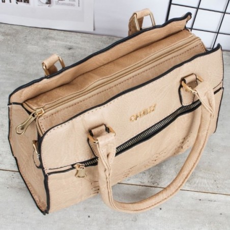 Bolsa Média De Ombro Feminina Com tresse Estruturada