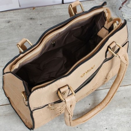 Bolsa Média De Ombro Feminina Com tresse Estruturada