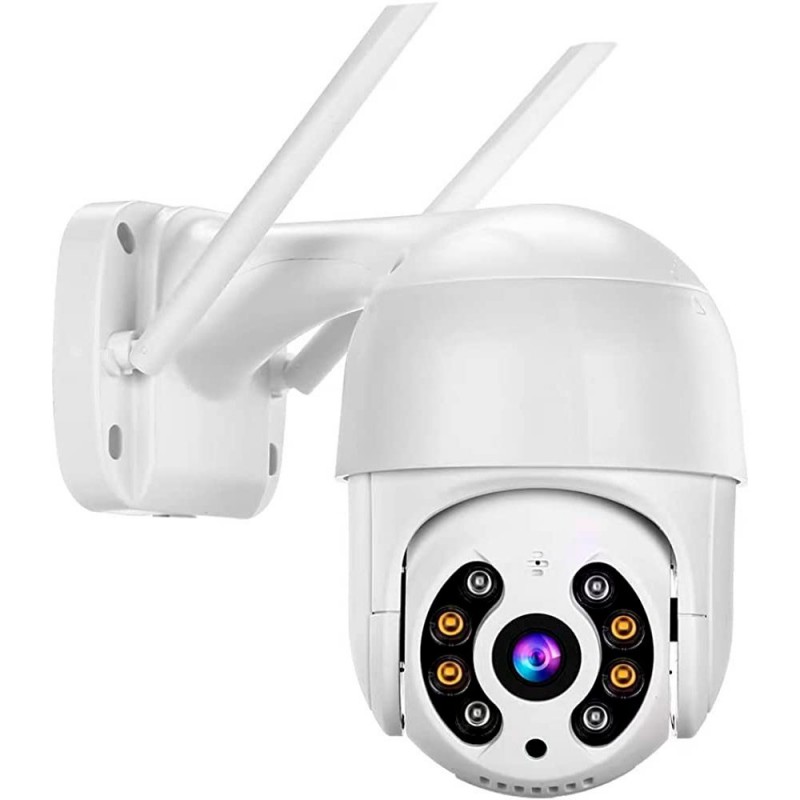 Câmera Externa De Segurança Wi-Fi 360° Full HD Prova D'água