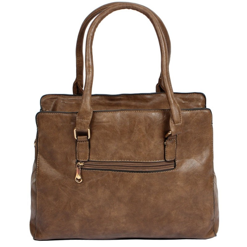 Bolsa Feminina Grande Com Detalhes Em Animal Print - Compre Agora!