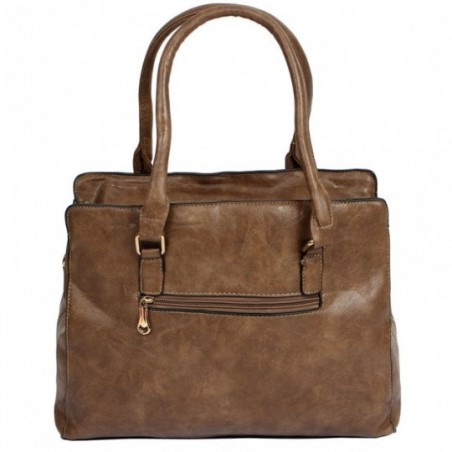 Bolsa Feminina Grande Com Detalhes Em Animal Print - Compre Agora!