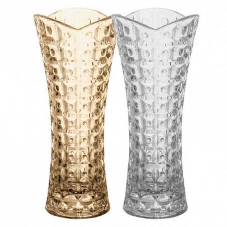 Vaso De Vidro Chevalier Decorativo Cristal Ecológico - Feira da Madrugada SP