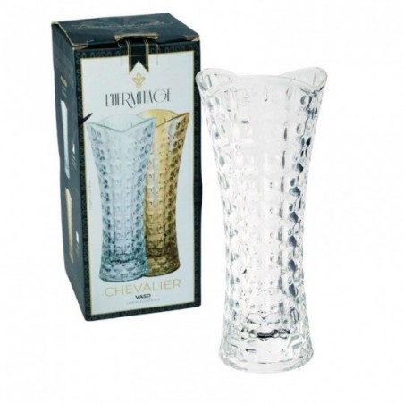 Vaso De Vidro Chevalier Decorativo Cristal Ecológico - Feira da Madrugada SP