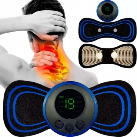 Mini Massageador Muscular Portátil Elétrico Dor Pescoço Coluna