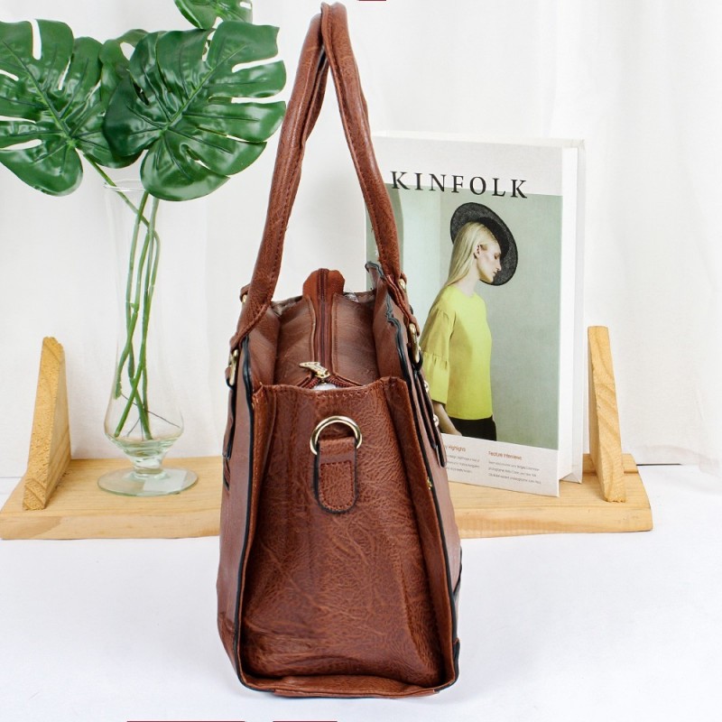 Bolsa Tote Feminina De Ombro Média Estruturada Social - Feira da Madrugada SP